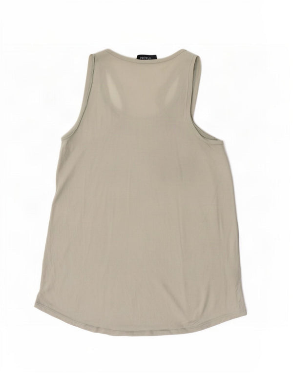 Max & Co. Débardeur pour femme UK 12 Gris moyen Viscose