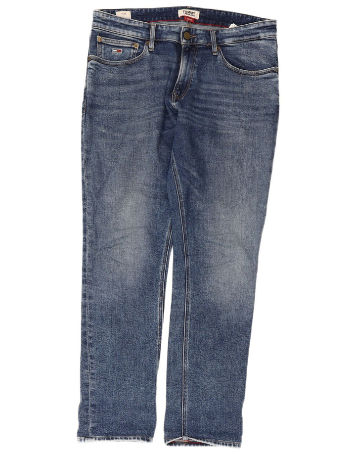 Tommy Hilfiger Jean Slim Homme W32 L31 Bleu Coton