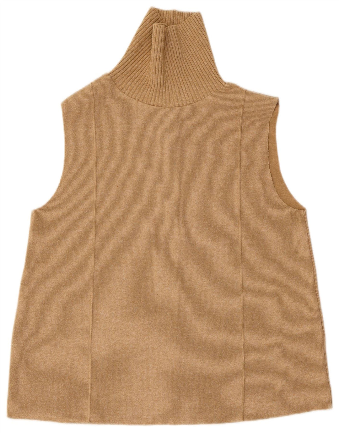 Zara Femme Débardeur UK 12 Coton Beige Moyen