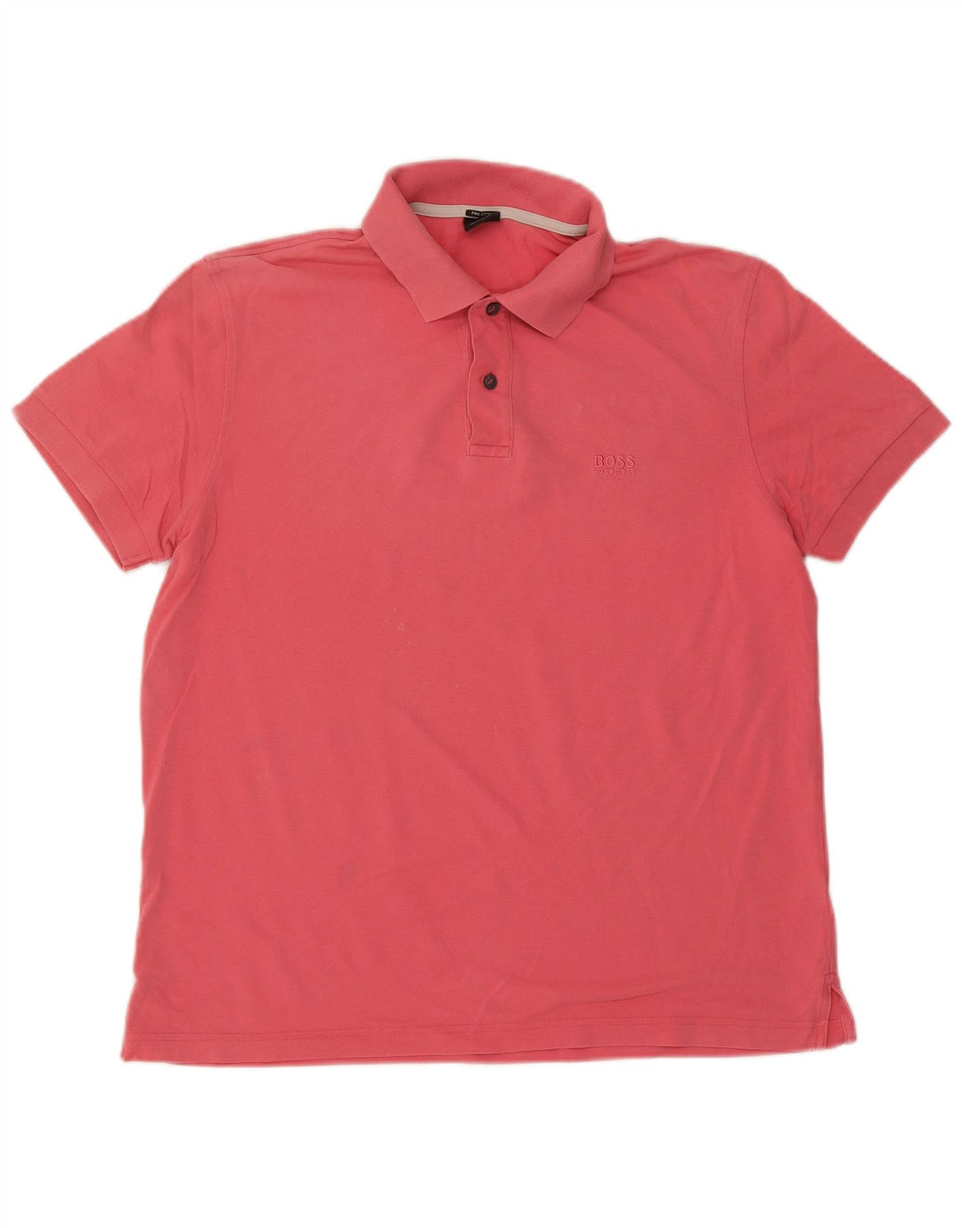 Hugo Boss Homme Regular Fit Polo Large Rouge Coton
