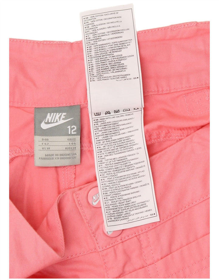 Nike Bermuda Femme UK 12 Medium W30 Rose Coton