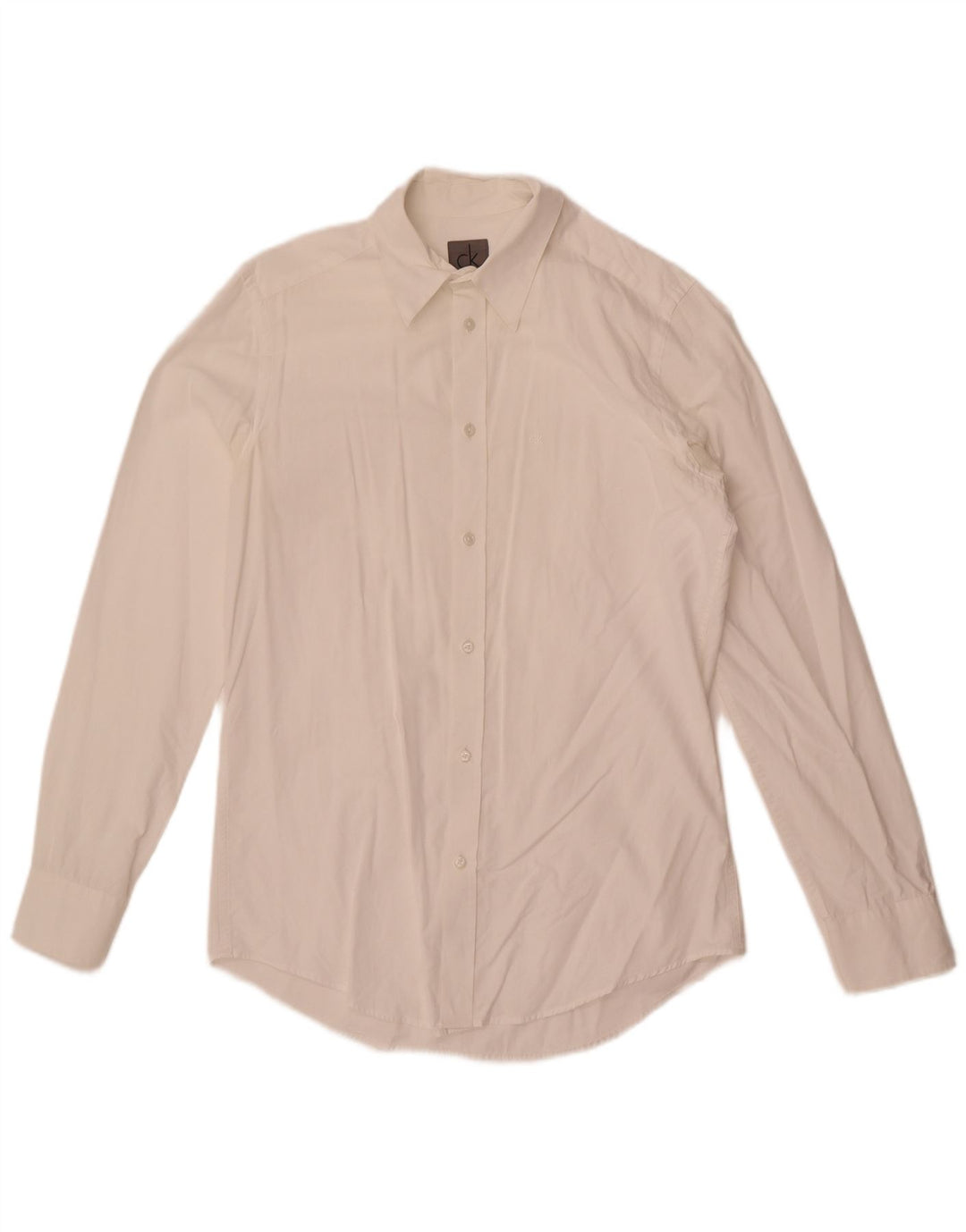 Calvin Klein Chemise Slim Fit Homme Blanc Petit
