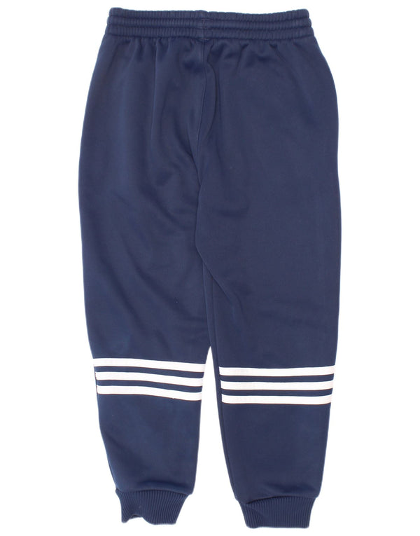 Adidas Pantalon de Survêtement Garçon Joggers 6-7 ans Bleu Marine Polyester