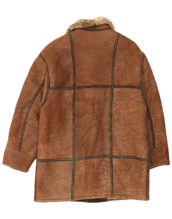 Christ Veste en peau de mouton pour homme IT 48 Cuir marron moyen