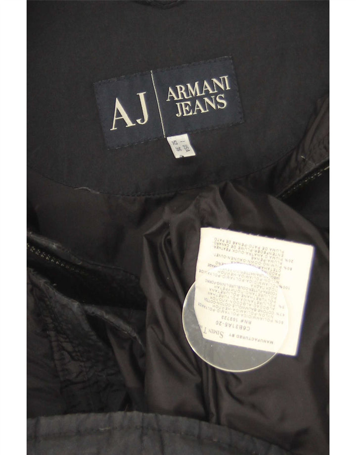 Armani Jeans Veste matelassée homme UK 42 XL Noir Polyamide