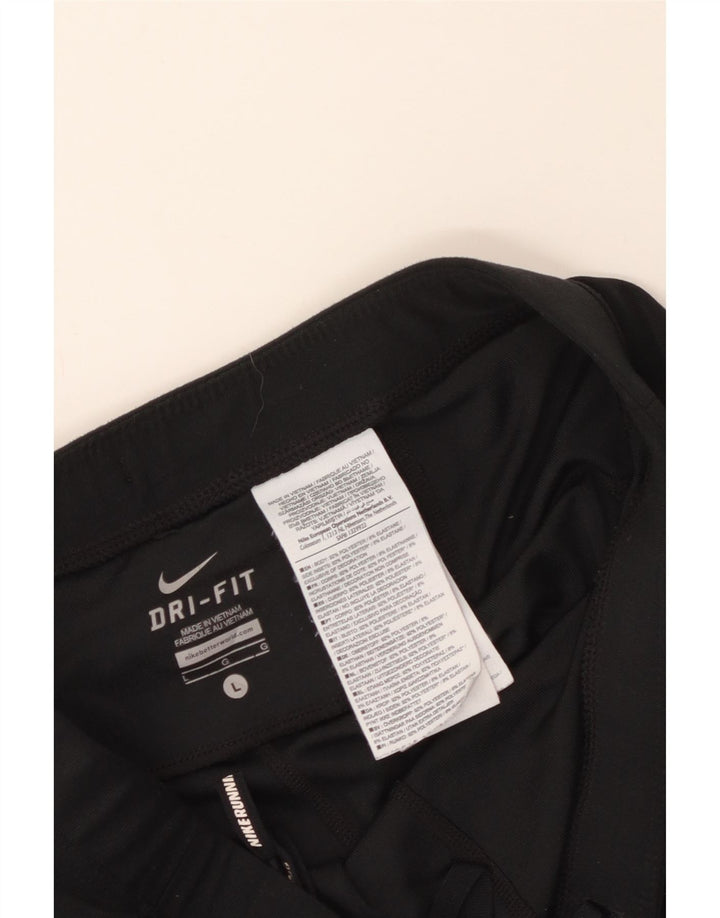 Legging Nike Dri Fit pour femme UK 14 Large Noir Polyester