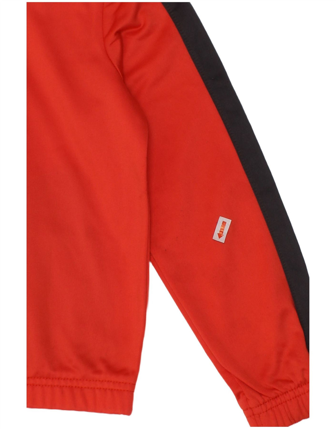 NIKE Boys Tracksuit Top Jacket 3-4 Years XS Red Colourblock Polyester