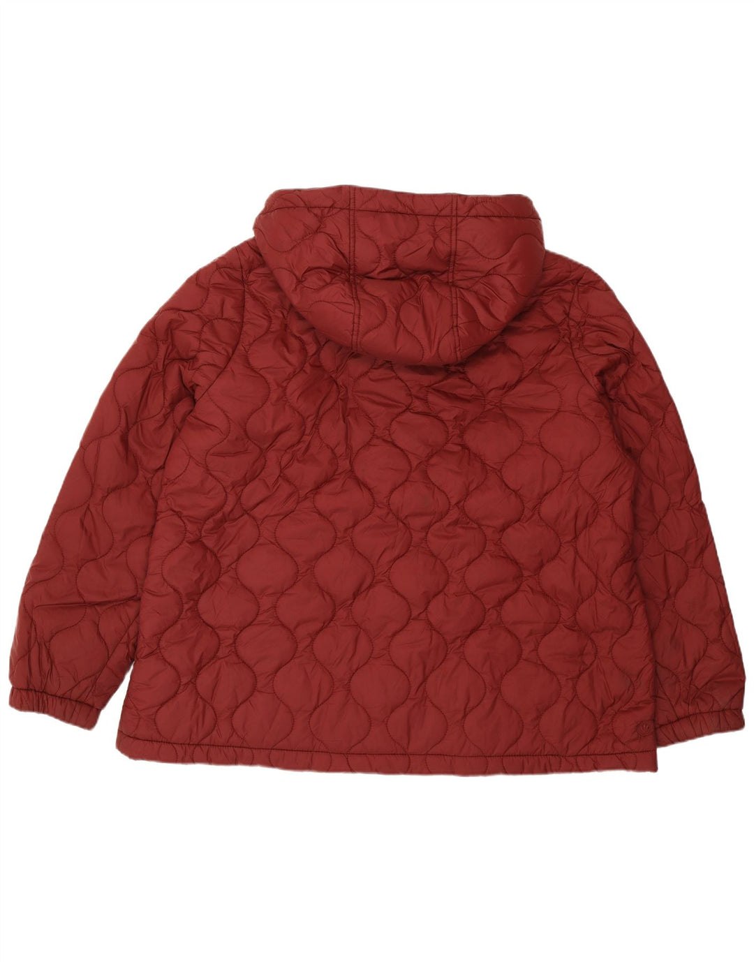 FAT FACE Veste matelassée à capuche pour femme UK 20 2XL Bordeaux Polyester