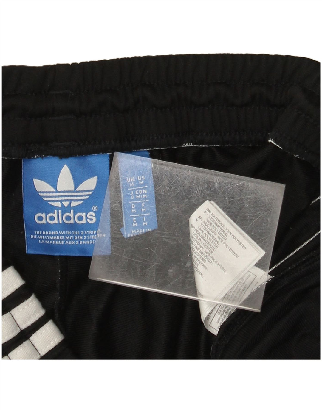 ADIDAS Pantalon de survêtement homme noir moyen polyester