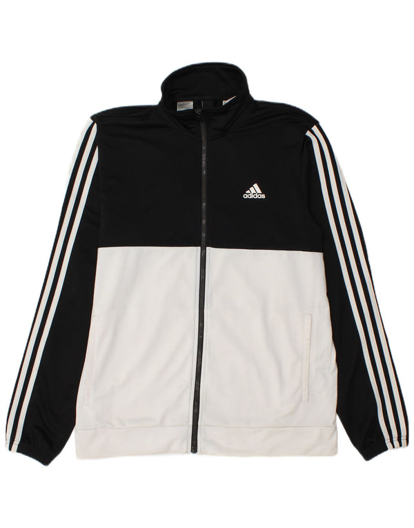Adidas Veste de survêtement pour homme UK 40/42 Noir moyen Colourblock