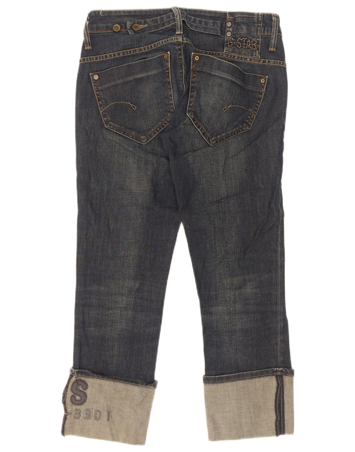 G-Star Femme Jean Court W28 L25 Bleu Marine Coton