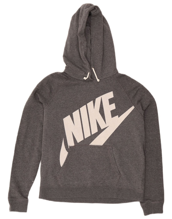 Nike Pull à capuche graphique pour homme en coton gris Taille L