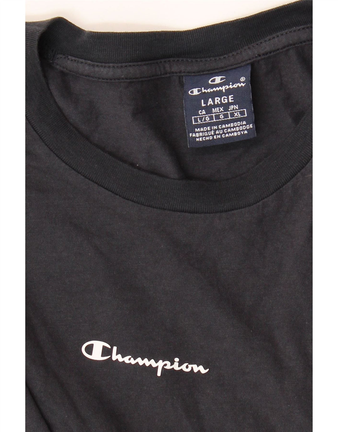 CHAMPION T-Shirt Homme Grand Bleu Marine