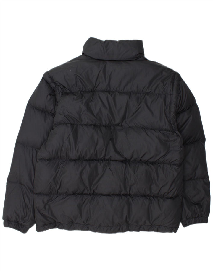 Fila Veste matelassée à capuche pour homme IT 52 Large Noir Polyamide