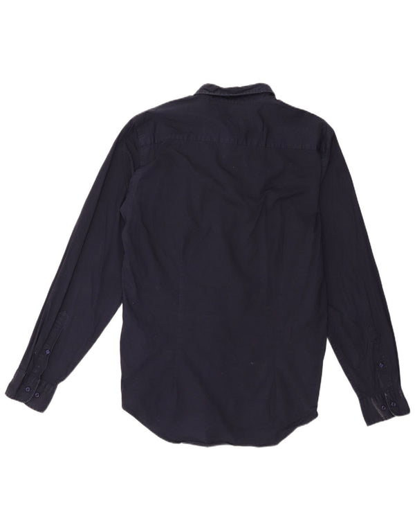Tommy Hilfiger Chemise Slim Fit XL Bleu Marine Coton