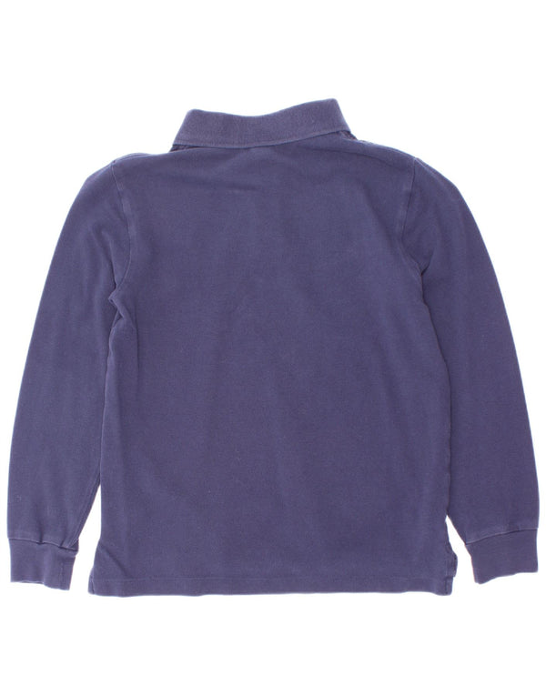 Polo Ralph Lauren Chemise à manches longues garçon 6-7 ans bleu marine coton
