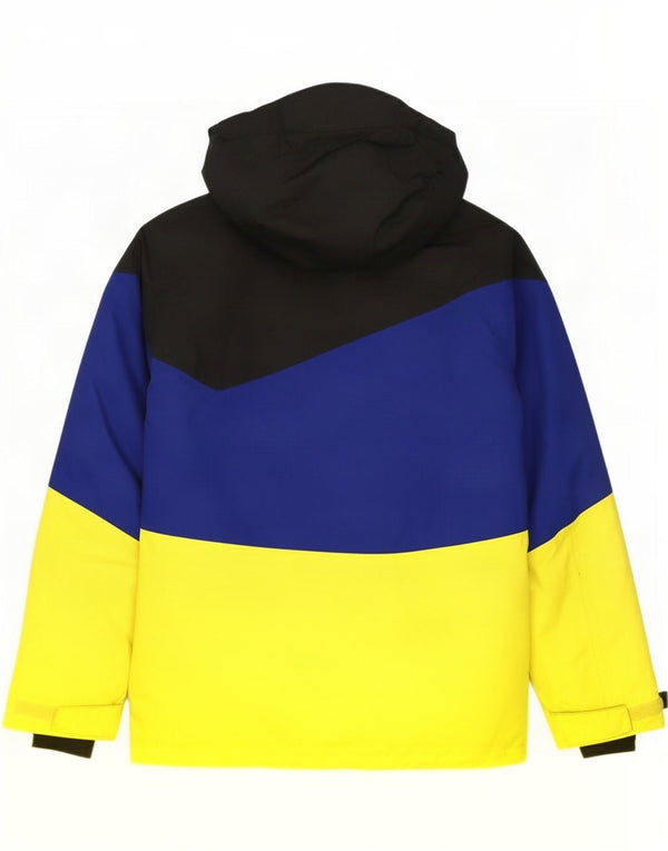 Adidas Veste de ski à capuche pour homme UK 40/42 Medium Multicolore Colourblock