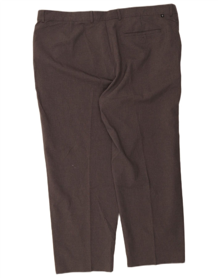 Farah Pantalon Chino Droit Homme W48 L29 Gris Polyester