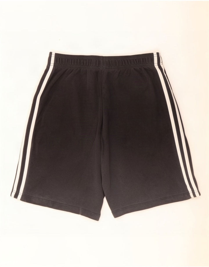 Adidas Short de Sport Homme Gris Moyen Coton