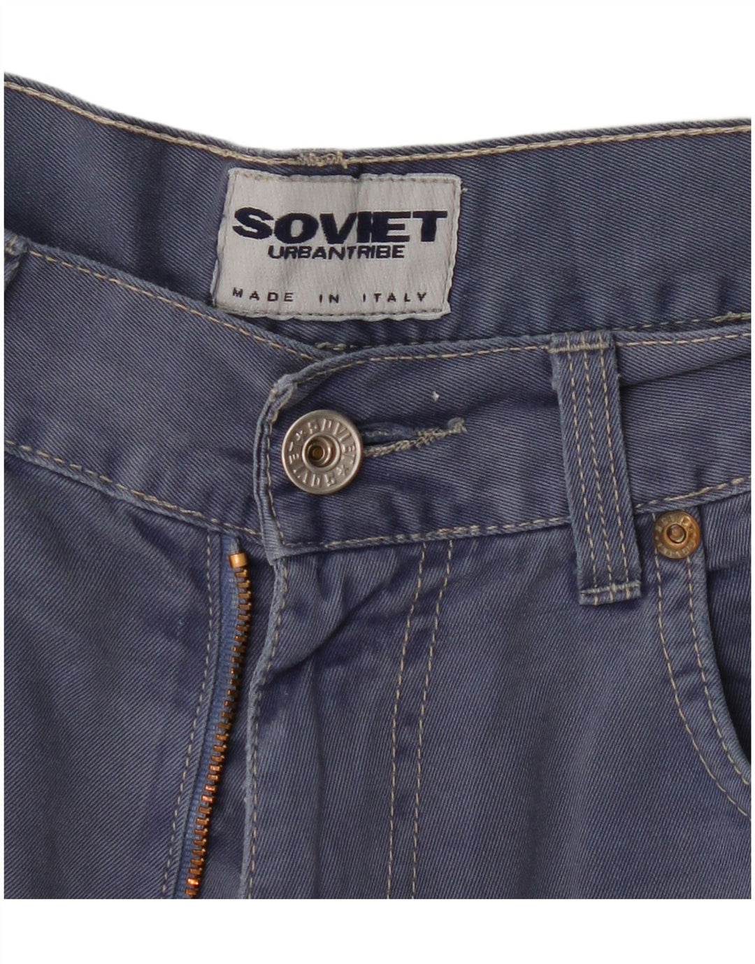 Short Cargo Vintage Homme W34 Grand Bleu Marine
