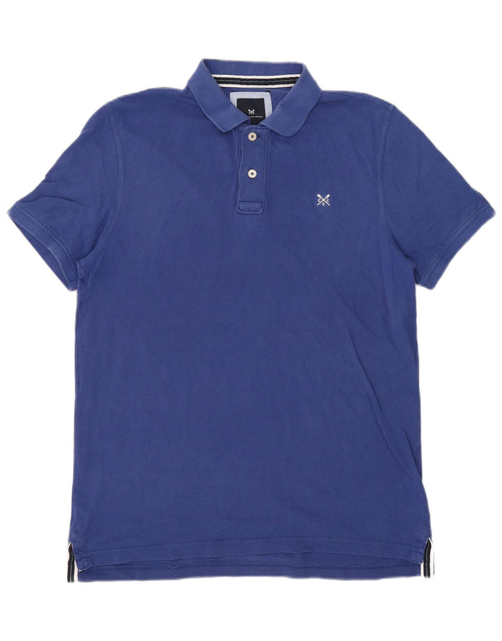 Crew Clothing Polo Homme Grand Bleu Coton