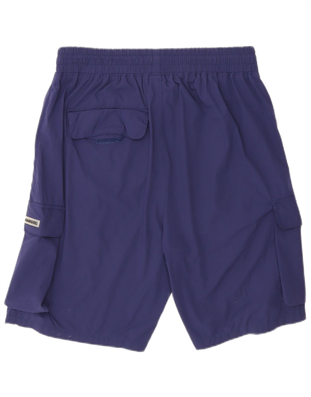 Kangol Short de sport cargo pour homme XL en nylon bleu marine