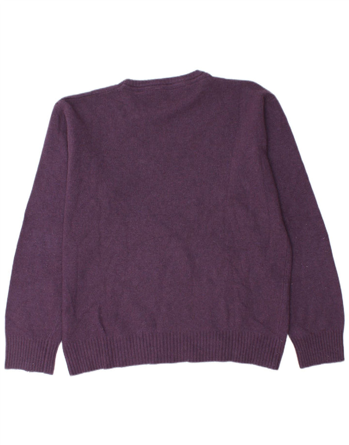 NORTH SAILS Pull à col rond pour homme en laine violette 2XL