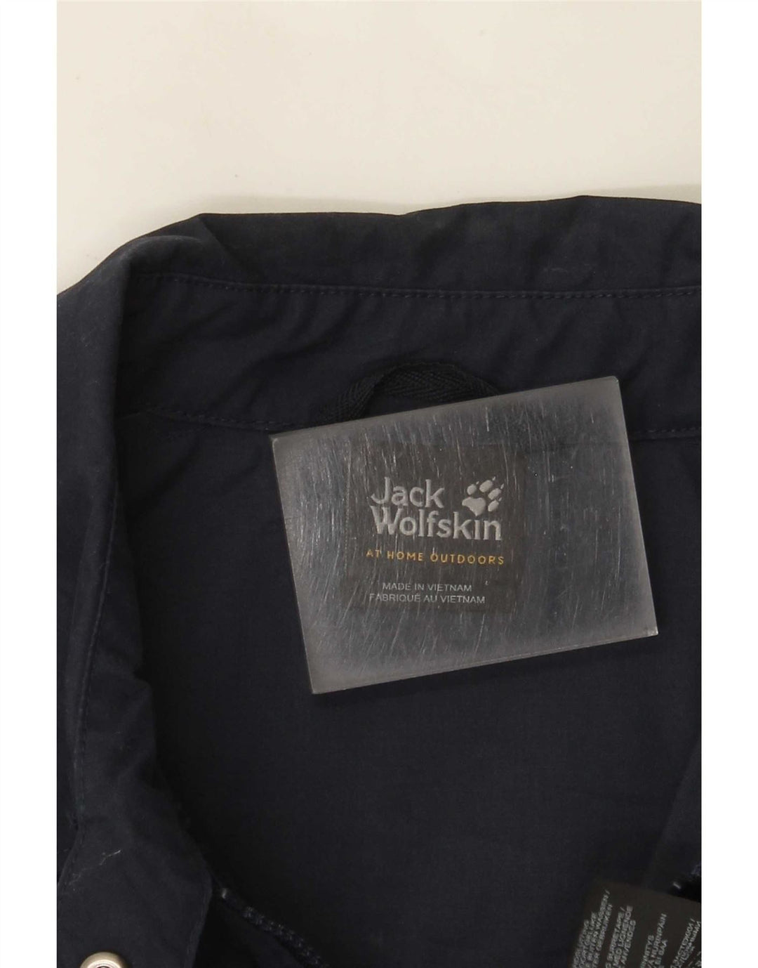 Jack Wolfskin Veste utilitaire pour femme UK 12 Medium Bleu marine Polyester