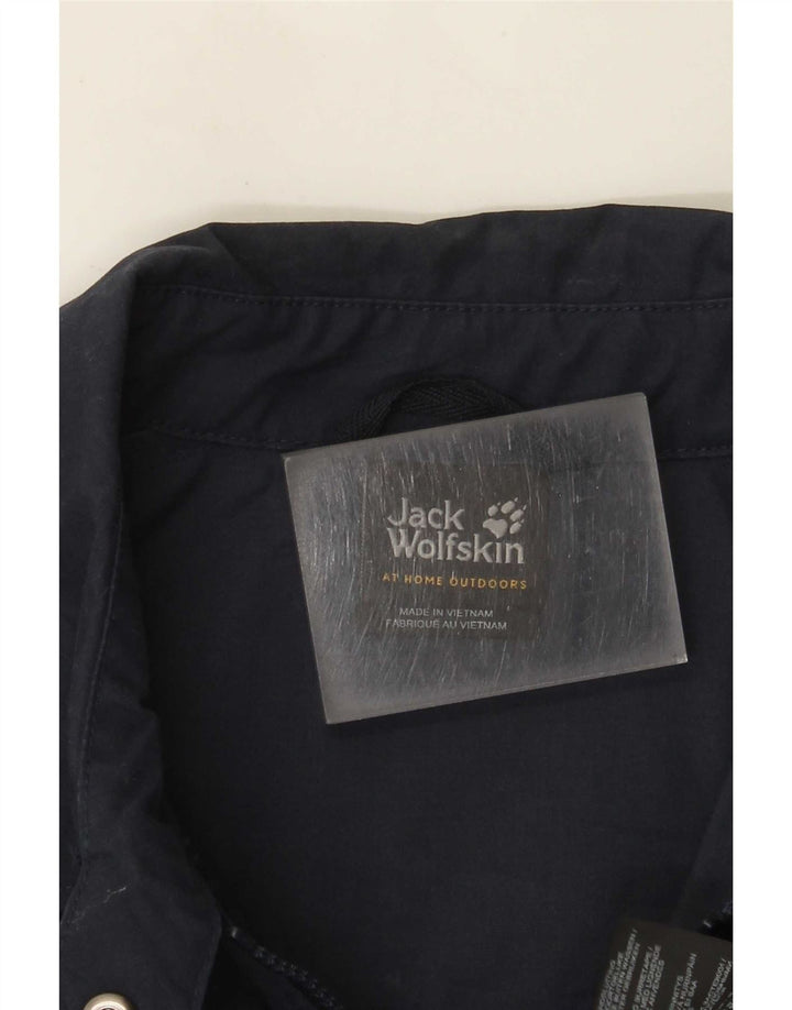 Jack Wolfskin Veste utilitaire pour femme UK 12 Medium Bleu marine Polyester