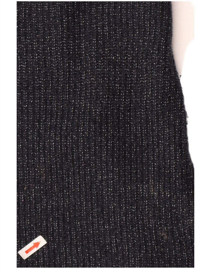 Marks & Spencer Pull à col rond pour homme Taille L Bleu marine moucheté