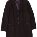 Reiss Manteau Homme UK 44 2XL Bleu Marine Laine Vierge