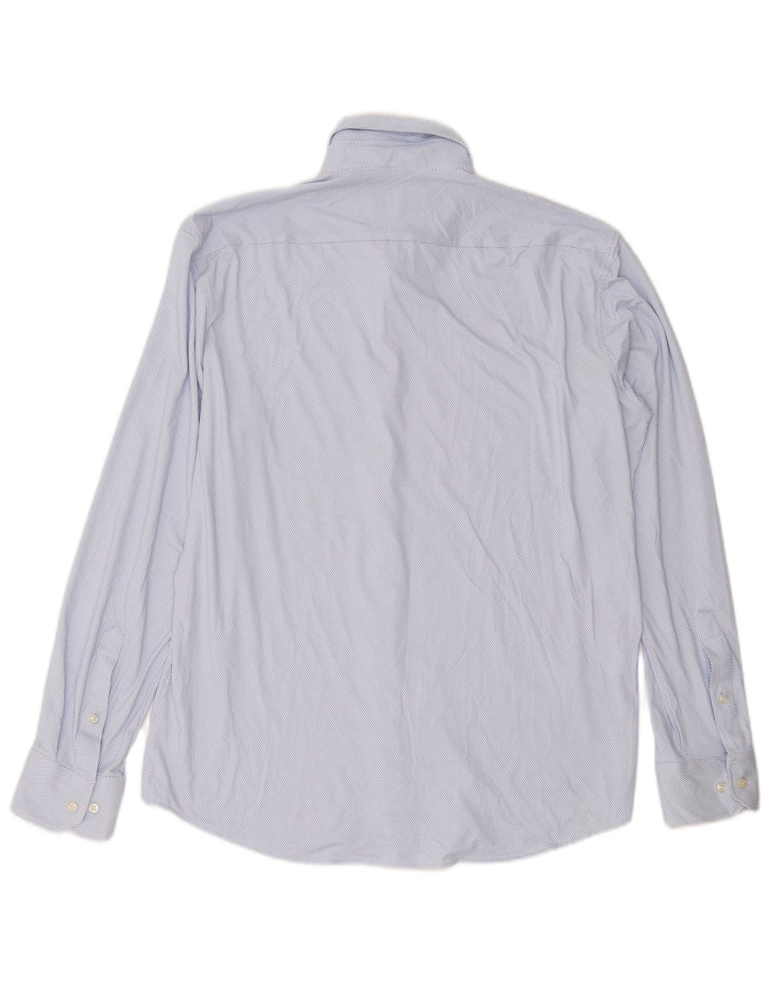 HUGO BOSS Chemise Regular Fit Large Bleu à Pois Polyester Homme