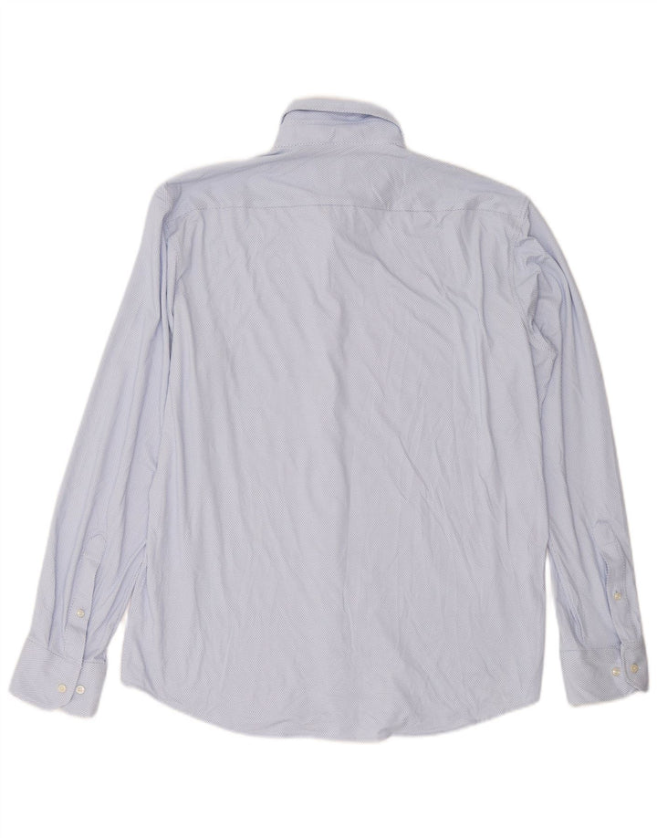 HUGO BOSS Chemise Regular Fit Large Bleu à Pois Polyester Homme