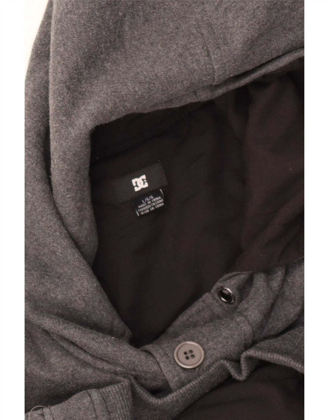 DC Veste utilitaire à capuche pour homme UK 40 Large Gris