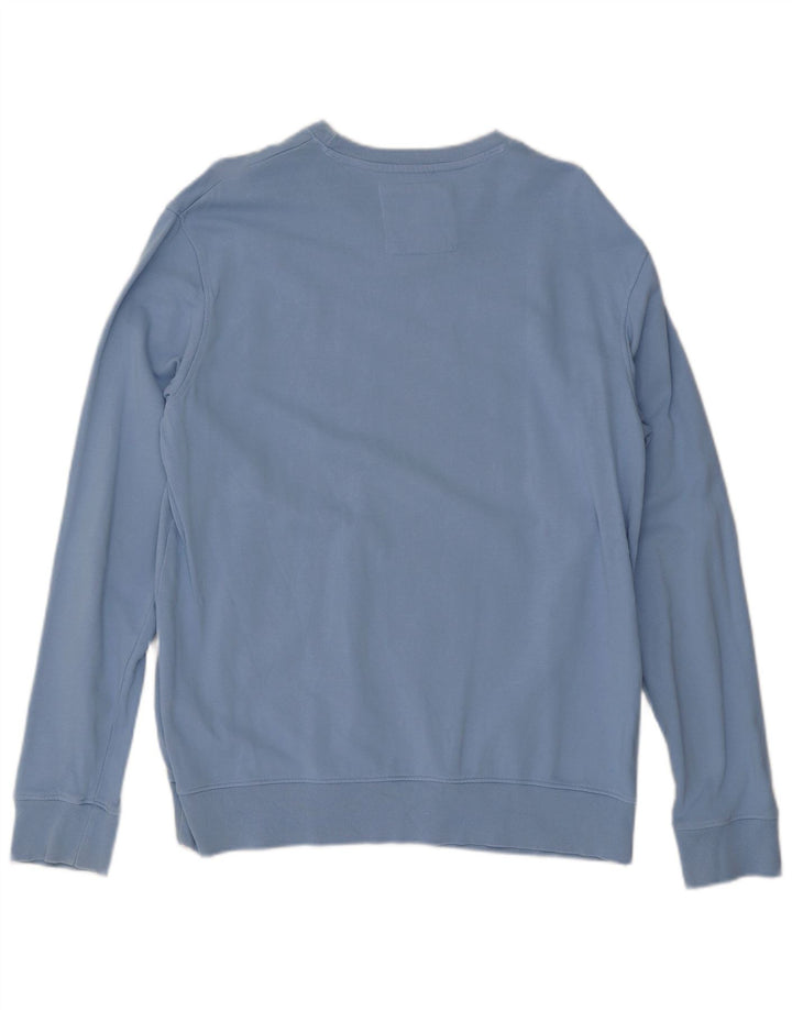 Crew Clothing Sweat-shirt pour homme en coton bleu Taille L