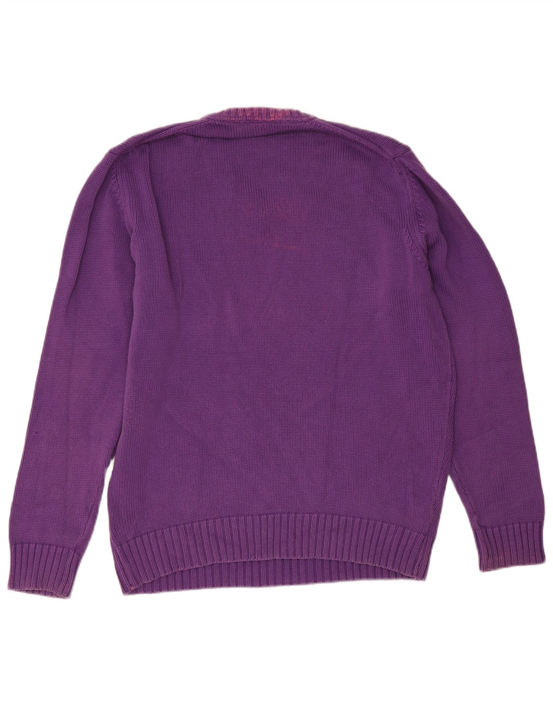 Zara Pull col V pour homme Violet Taille L