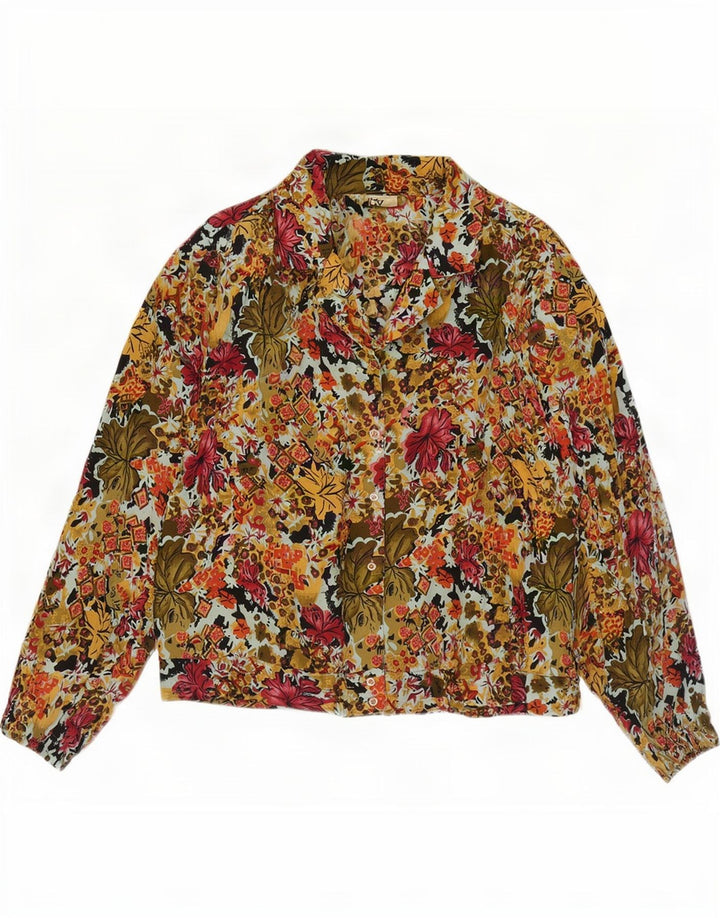 Charles Vogele Chemisier Femme IT 48 XL Multicolore Floral Polyester