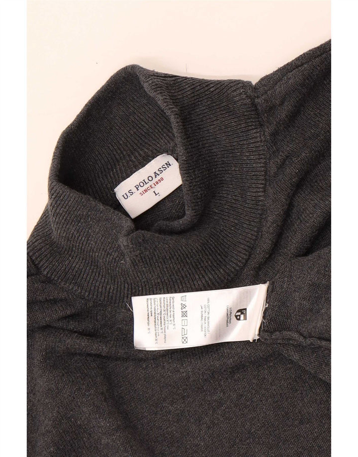 U.S. Polo Assn. Pull col roulé homme grand gris