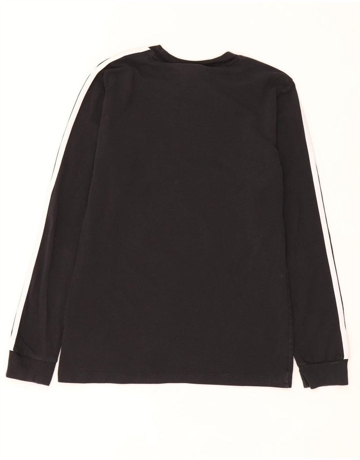Adidas Haut à manches longues pour femme UK 10 Petit coton noir