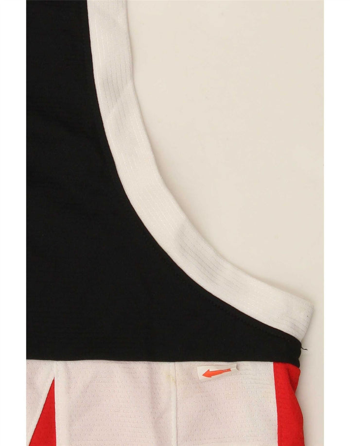 Nike Mens Graphic Débardeur Large Rouge Colourblock Polyester