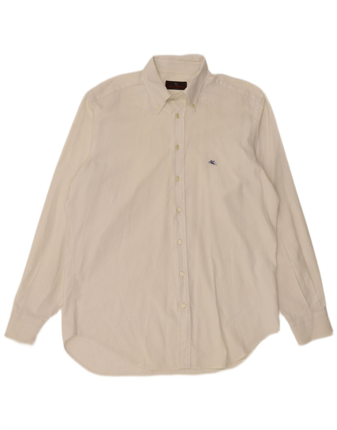 Etro Chemise Homme Taille 42 Large Coton Blanc Cassé