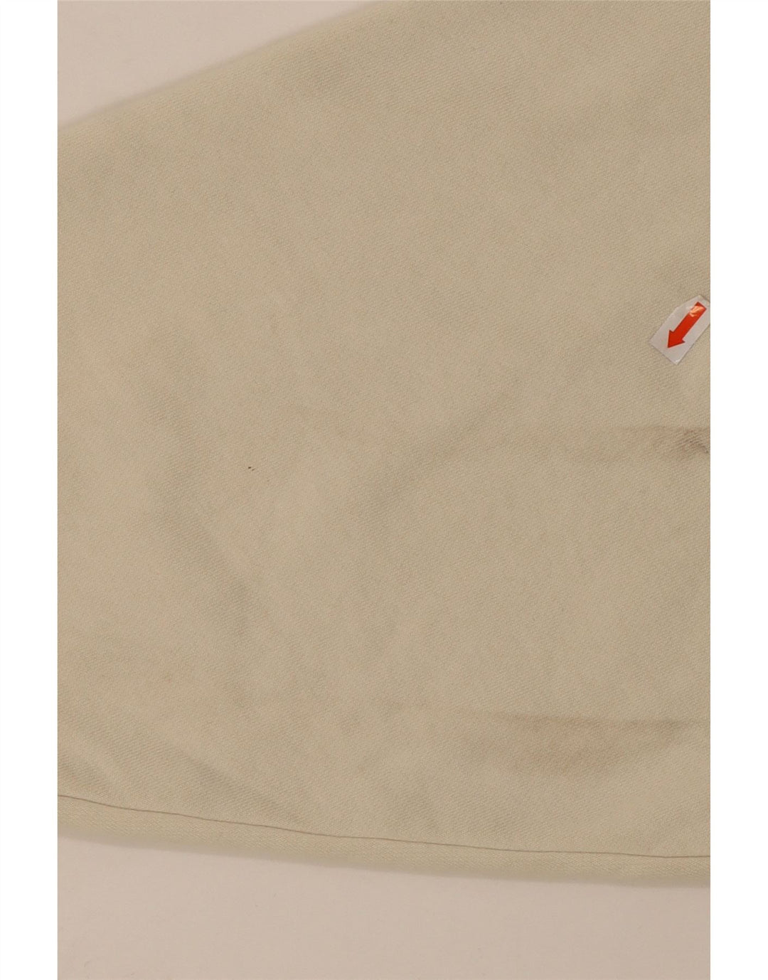 NIKE Sweat-shirt court surdimensionné pour femme UK 10 Petit coton blanc cassé