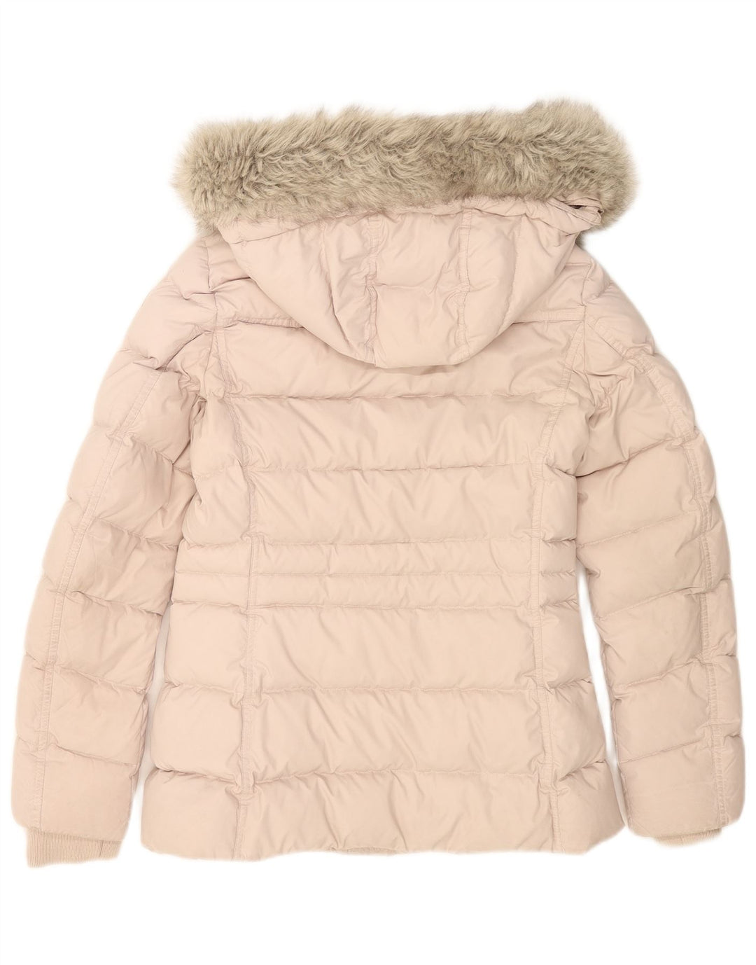 Tommy Hilfiger Veste matelassée à capuche pour femme UK 6 XS Rose Polyester