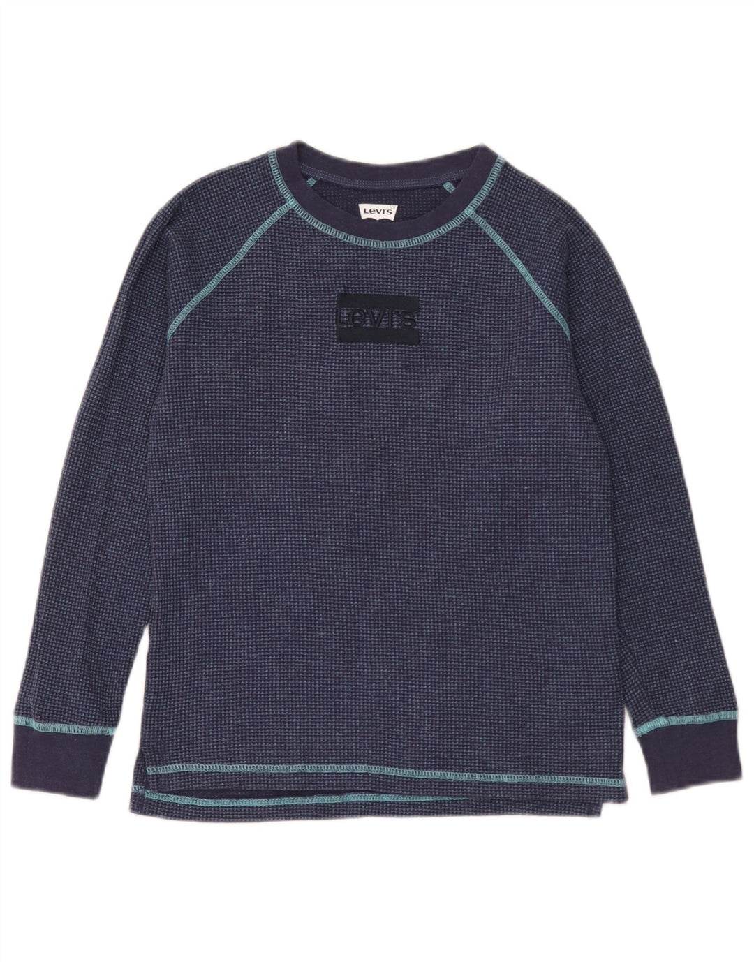 Levi's Garçon Top Manches Longues 11-12 ans Bleu Marine Coton