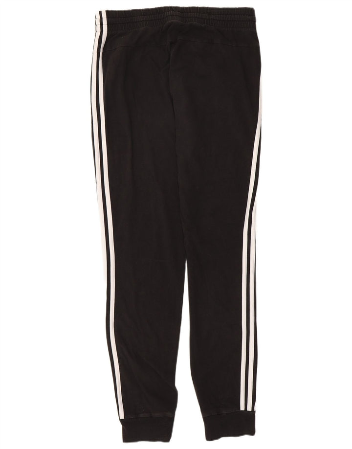 ADIDAS Pantalon de survêtement pour femme Joggers UK 12/14 Coton noir moyen