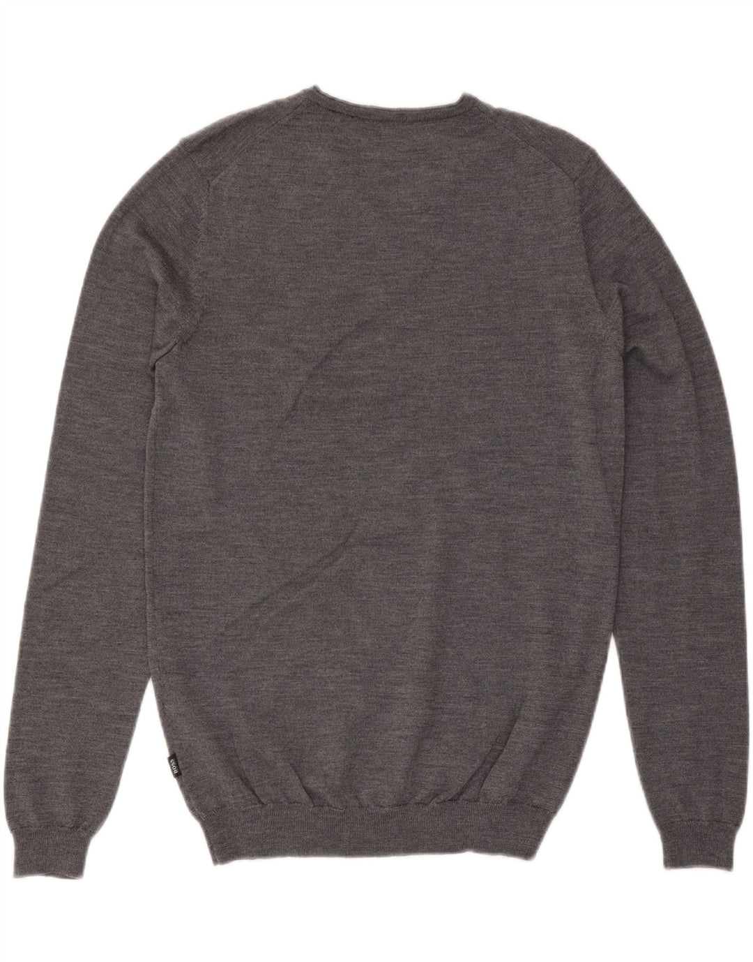 Hugo Boss Pull Slim Fit à col en V pour homme Gris moyen Laine