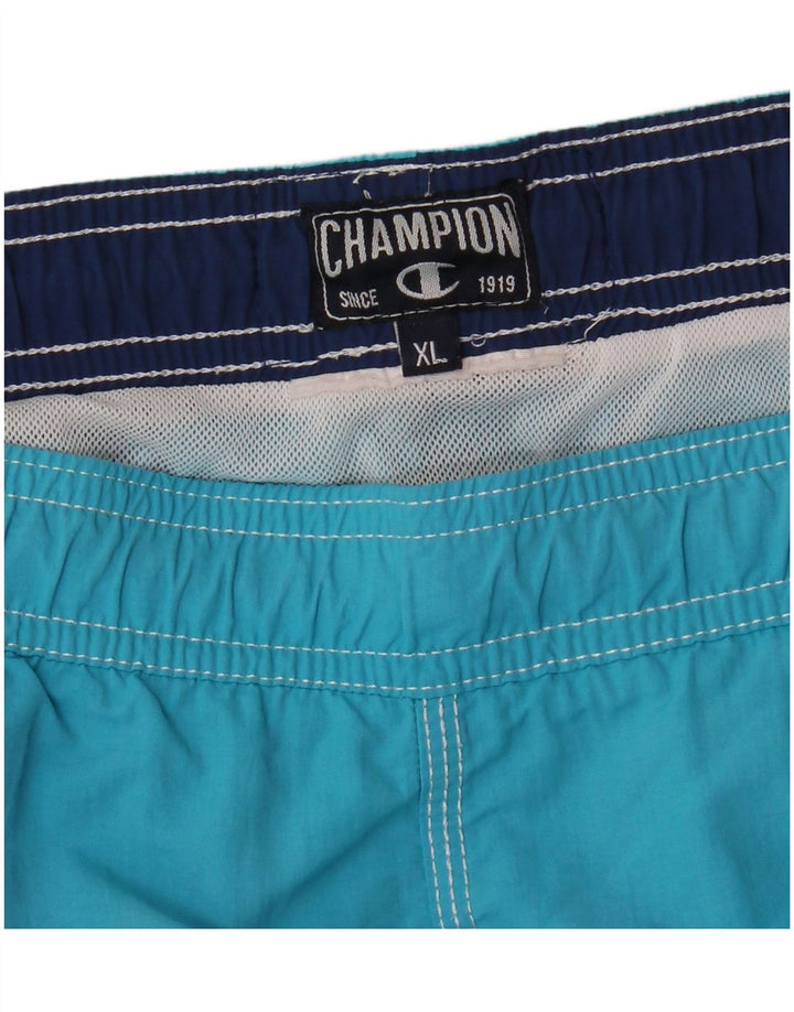 CHAMPION Short de Bain Homme XL Bleu