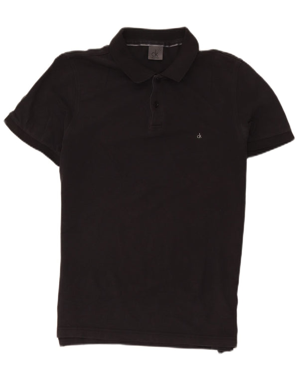CALVIN KLEIN Polo Homme Noir Moyen Coton