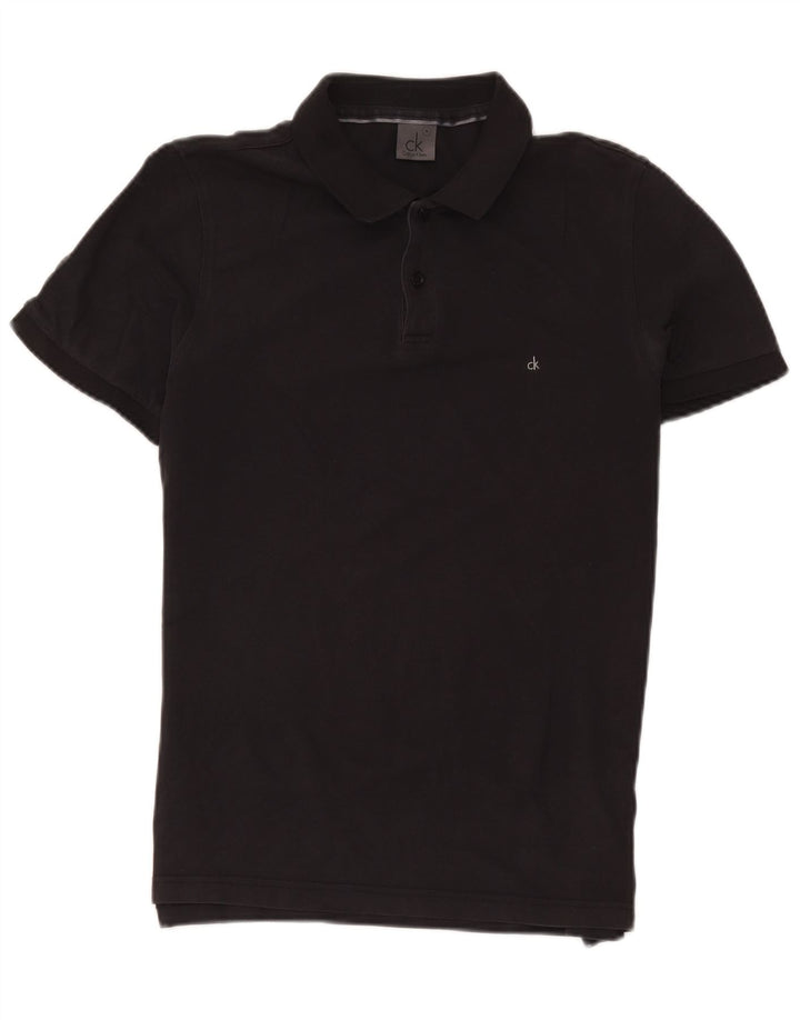 CALVIN KLEIN Polo Homme Noir Moyen Coton
