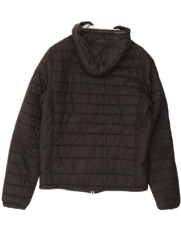 Champion Veste rembourrée à capuche pour homme UK 38 Medium Noir Polyamide